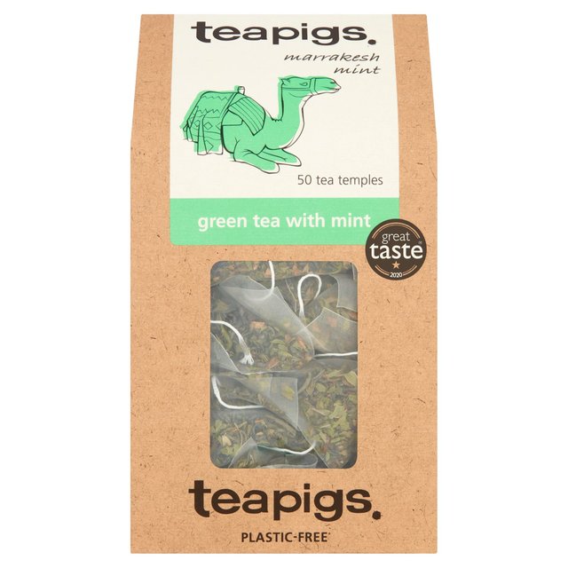 Teapigs Green Tea Bags with Mint   50 per pack GOODS M&S   