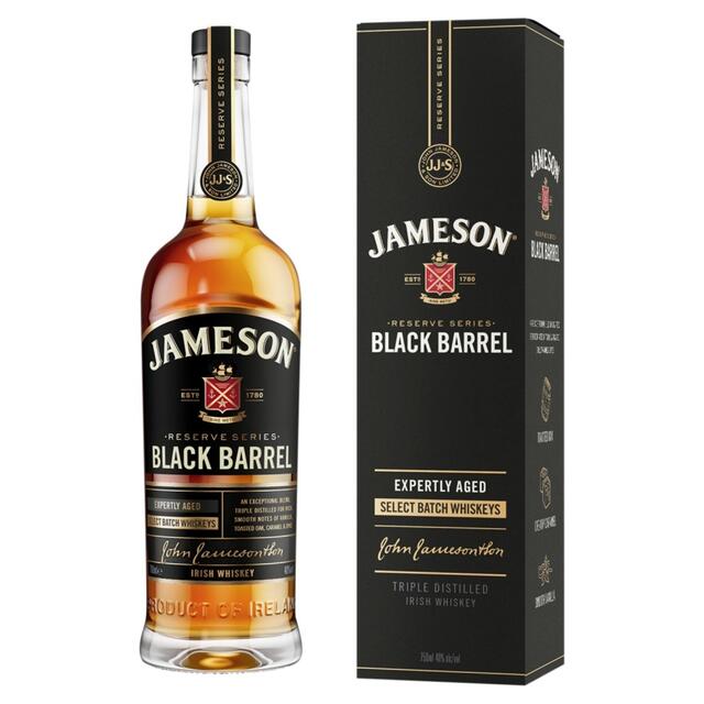 Jameson Black Barrel Triple Distilled Blended Irish Whiskey   70cl - McGrocer