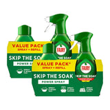 Fairy Skip The Soak Power Spray 2x Spray  2x Refill 2600ml