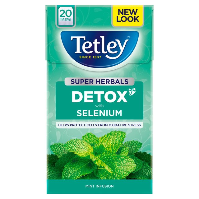 Tetley Super Mint Detox Tea Bags   20 per pack GOODS M&S   