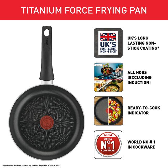 Tefal Titanium Force 24cm Frying Pan - McGrocer