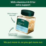 Holland & Barrett Pure Cod Liver Oil 1000mg 240 Capsules - McGrocer