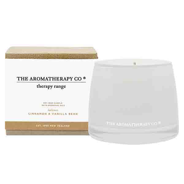 The Aromatherapy Co Balance Candle Cinnamon & Vanilla 260gm GOODS Superdrug   