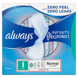 Always Sanitary Towels Infinity Normal (Size 1) Wings   12 per pack - McGrocer