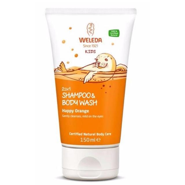 Weleda Kids 2in1 Orange Vegan Shampoo & Body Wash    150ml GOODS M&S   