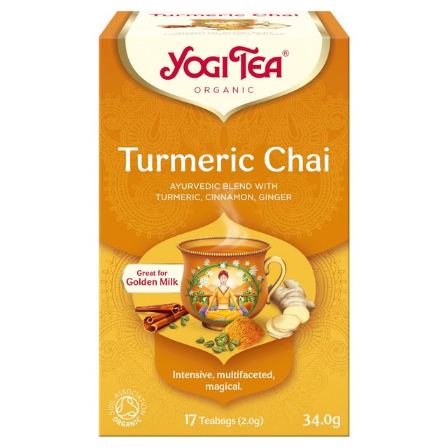 Yogi Tea Organic Turmeric Chai Tea Bags   17 per pack GOODS M&S   
