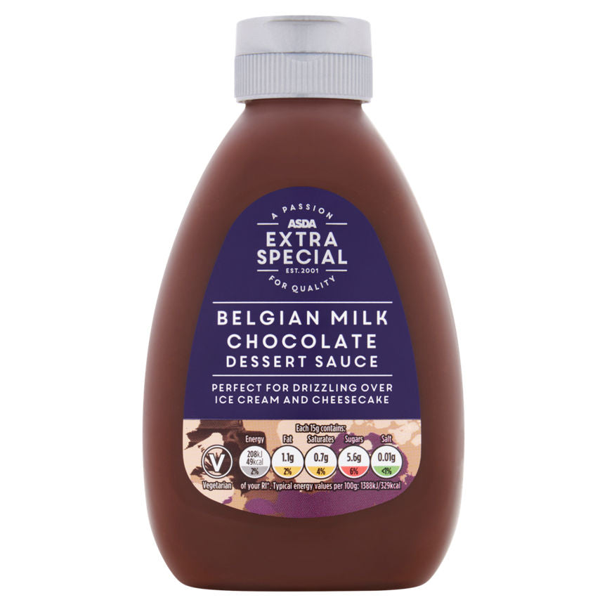 ASDA Extra Special Belgian Milk Chocolate Dessert Sauce - McGrocer