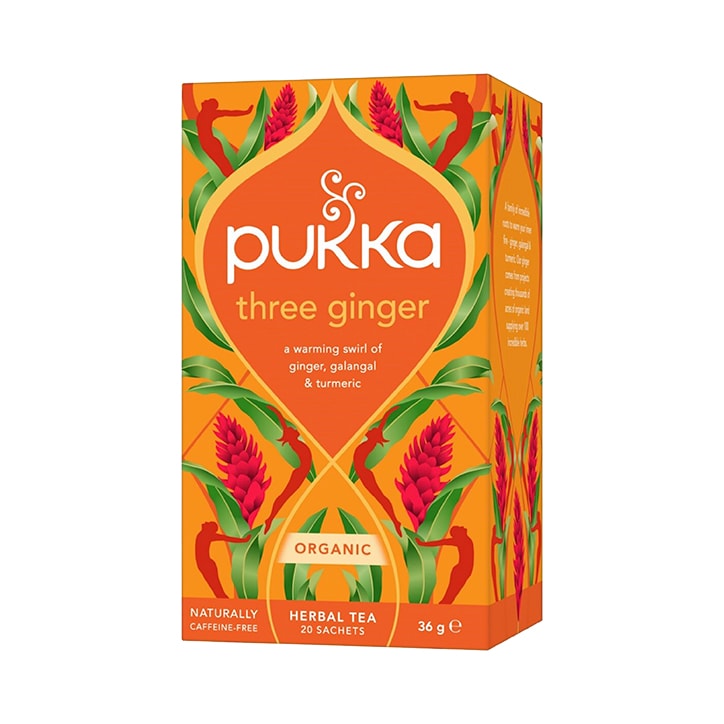 Pukka Organic Three Ginger Tea 20 Tea Bags - McGrocer
