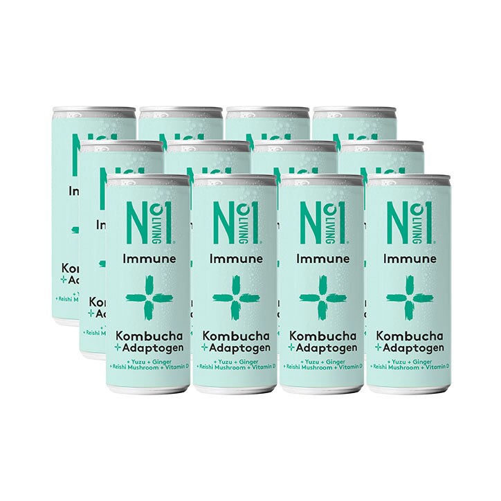 No1 Living Plus Focus Blackberry & Elderberry Kombucha 250ml - 998740