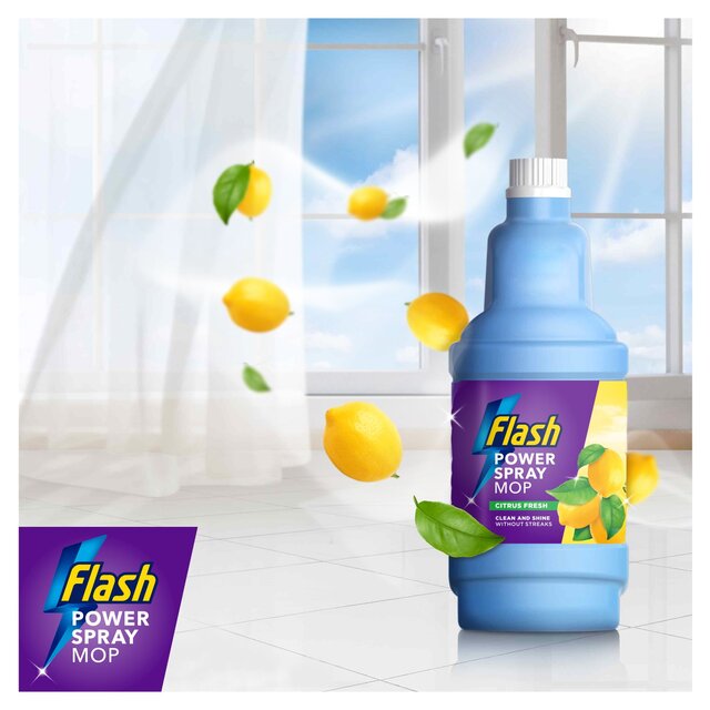 Flash Power Mop Refill Solution Citrus Fresh   1.25L - McGrocer