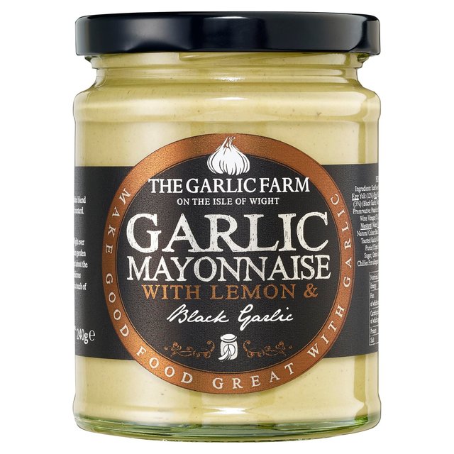 The Garlic Farm Black Garlic Mayonnaise   240g GOODS M&S   