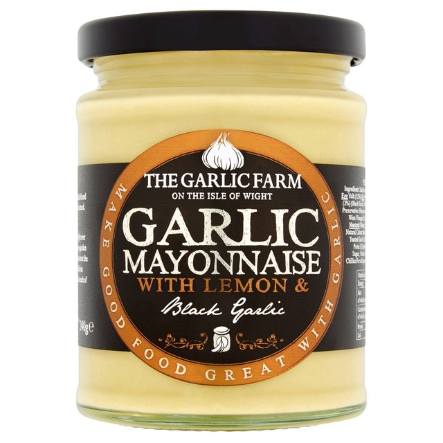 The Garlic Farm Black Garlic Mayonnaise   240g GOODS M&S   