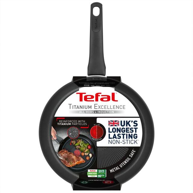 Tefal Titanium Excellence 24cm Frying Pan - McGrocer
