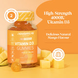Novomins Vitamin D3 4000IU 60 Gummies - 998706