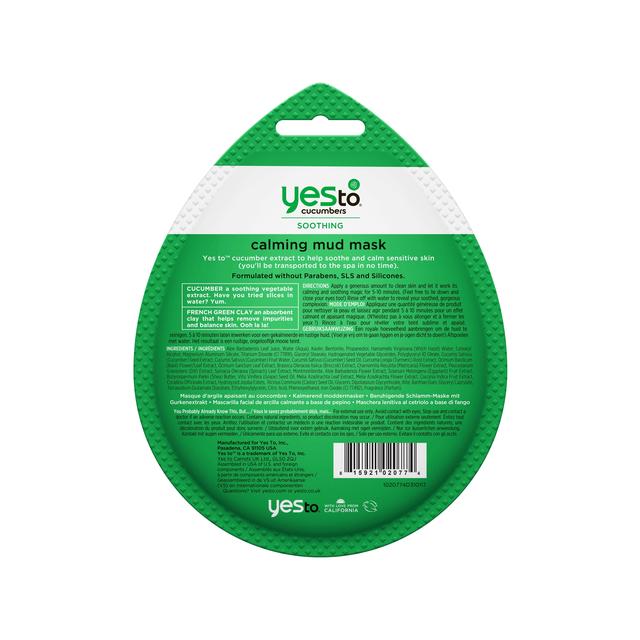 Yes To Cucumbers Calming Mud Mask GOODS M&S   