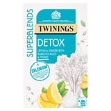 Twinings Superblends Detox with Lemon Ginger & Fennel   20 per pack GOODS M&S   