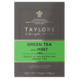 Taylors Green Tea with Mint Teabags   20 per pack GOODS M&S   