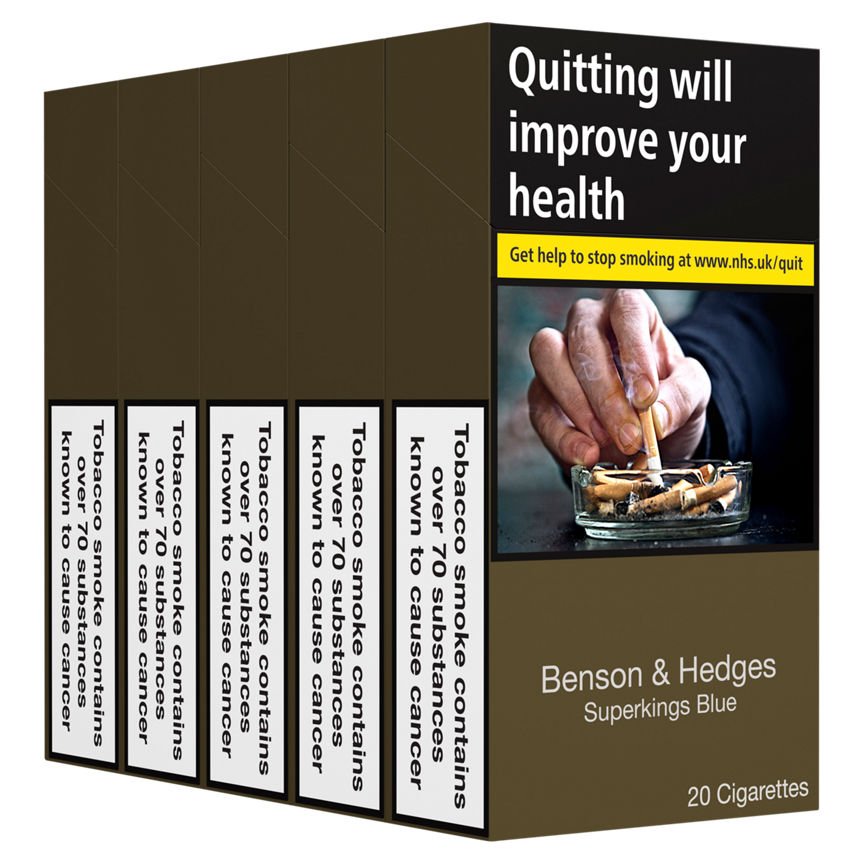 Benson & Hedges Superkings Blue MP 100 - McGrocer