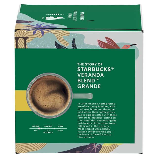 STARBUCKS Veranda Coffee Pods by Nescafe Dolce Gusto   12 per pack GOODS M&S   