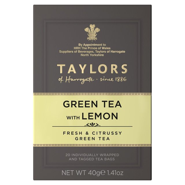 Taylors Green Tea with Lemon Teabags   20 per pack GOODS M&S   