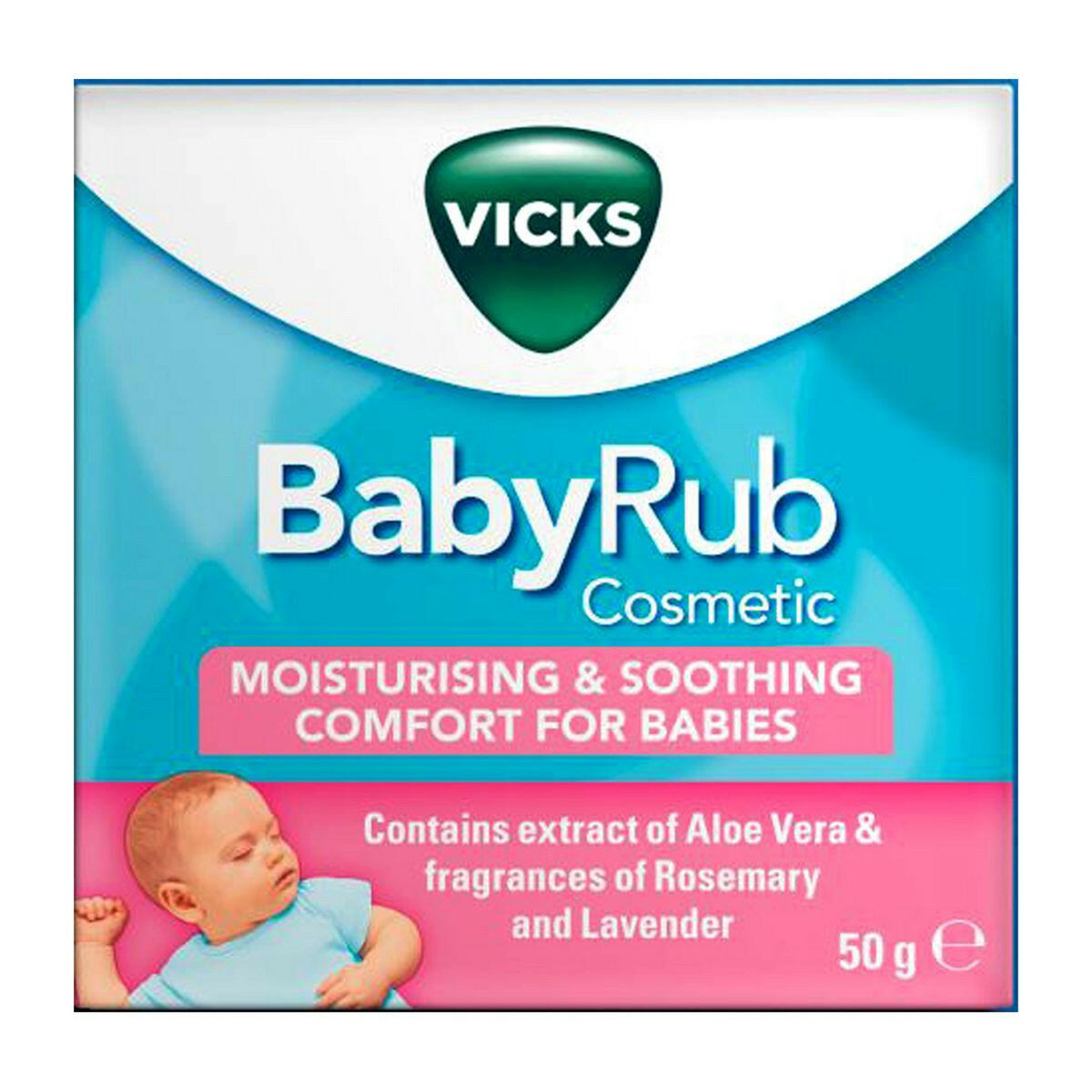 VICKS BabyRub Ointment for Soothing and Relaxing Baby Massage Jar 50g GOODS Boots   