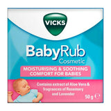 VICKS BabyRub Ointment for Soothing and Relaxing Baby Massage Jar 50g GOODS Boots   