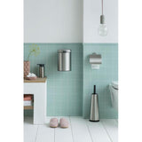 Toilet Brush & Holder Matt Steel GOODS M&S   