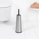 Toilet Brush & Holder Matt Steel GOODS M&S   