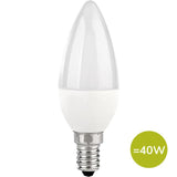 TCP Candle Coated Small Screw 40W Light Bulb GOODS M&S   