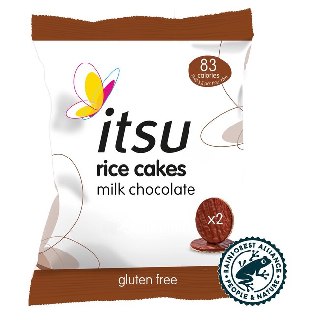Itsu Milk Chocolate Rice Cakes   34g - McGrocer