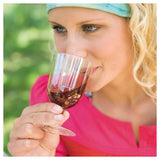 Transparent Plastic 150ml Wine Glasses   12 per pack