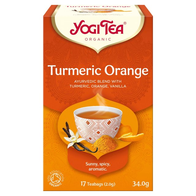Yogi Tea Organic Turmeric Orange   17 per pack GOODS M&S   
