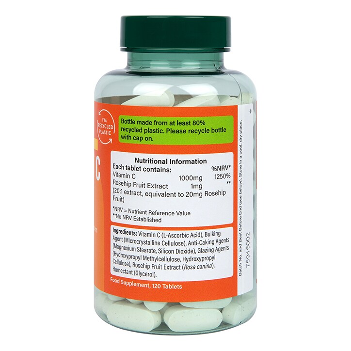 Holland & Barrett Vitamin C 1000mg 60 Tablets - McGrocer