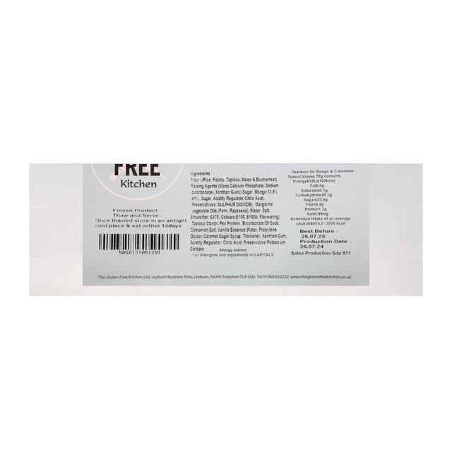 Gluten Free Kitchen Vegan Mango & Cinnamon Cupcakes   3 x 75g - McGrocer