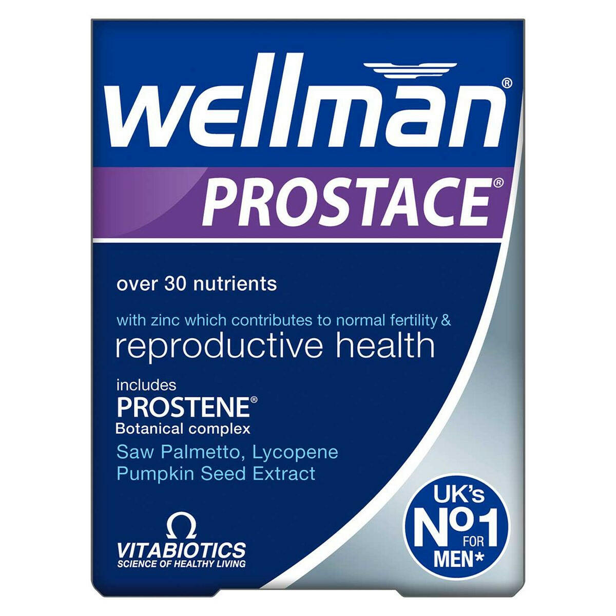 Vitabiotics Wellman Prostace - 60 Tablets Men's Health Boots   