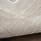 Glitz Ivory Border Runner, 69 x 229 cm - McGrocer