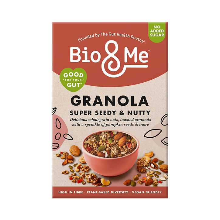 Bio & Me Cocoa & Hazelnut Protein Gut-Loving Granola 360g - McGrocer