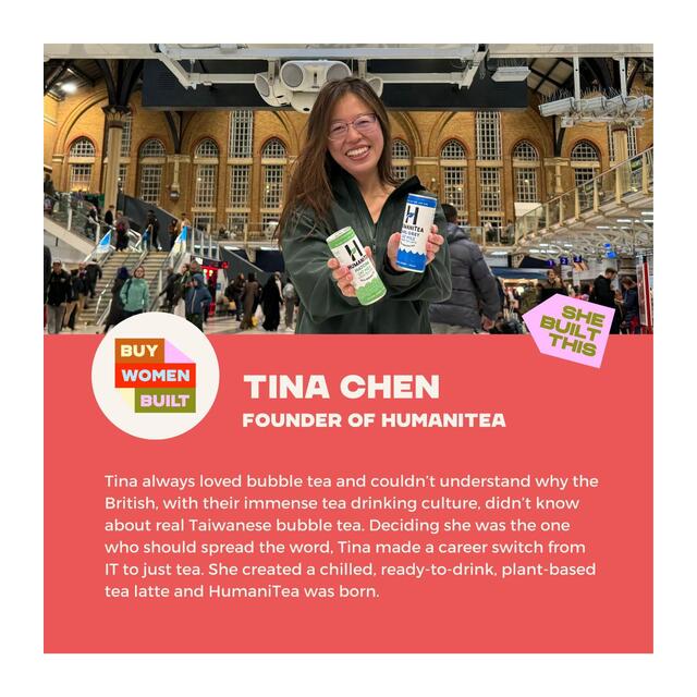 HumaniTea Matcha Oat Milk Green Tea Latte   250ml - McGrocer