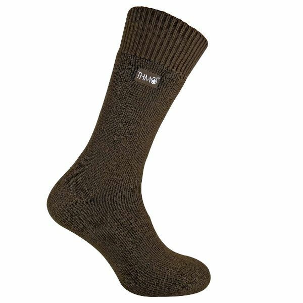 THMO Mens Fleece Lined Winter Thermal Socks 6-11 UK GOODS Superdrug Brown  