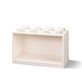 8-Stud Brick Shelf – White