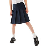 MS Girls 2pk Navy Crease Resistant School Skirts 4-5 Years