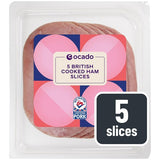 Ocado British Cooked Ham 5 Slices