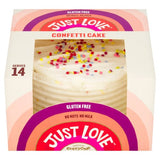 Just Love Gluten Free Confetti Cake Serves 14