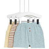 MS Stripe Shorts 3-6 Months Multi