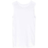 M&S Collection Unisex Cotton Vests, 13-14 Y, White