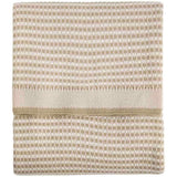 M&S Two Tone Knitted Throw, Neutral
