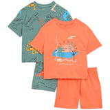 MS Dino Pyjamas 6-7 Years Orange
