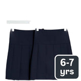 MS 2Pk Pleated Skirt 6-7 Years Navy