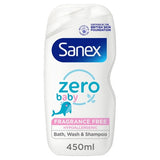 Sanex Zero Fragrance Free Baby Bath  Wash