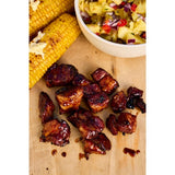 The Jolly Hog BBQ Burnt Ends With BBQ Sauce